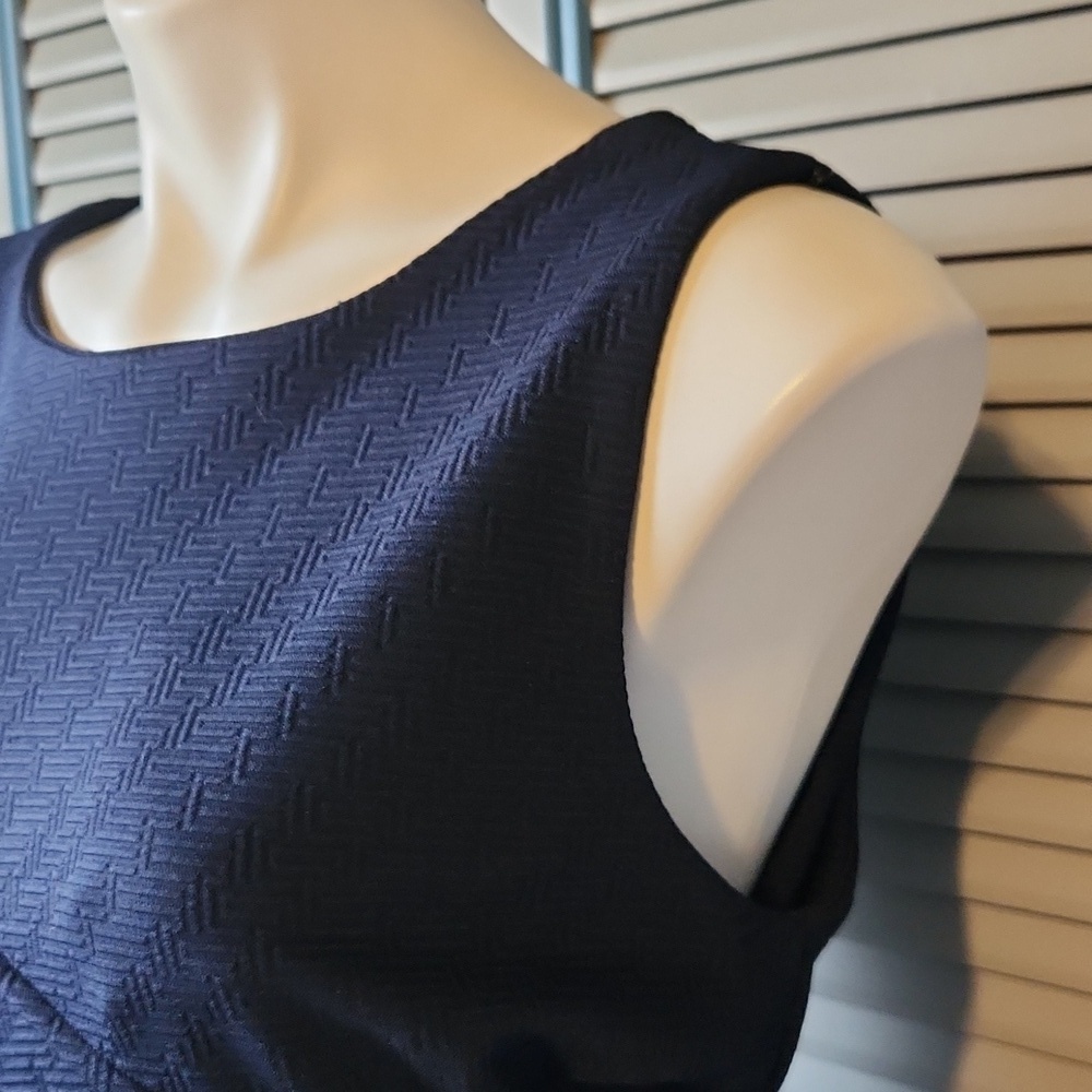 Carmen Marc Valvo Navy Dress - Picture 7 of 12